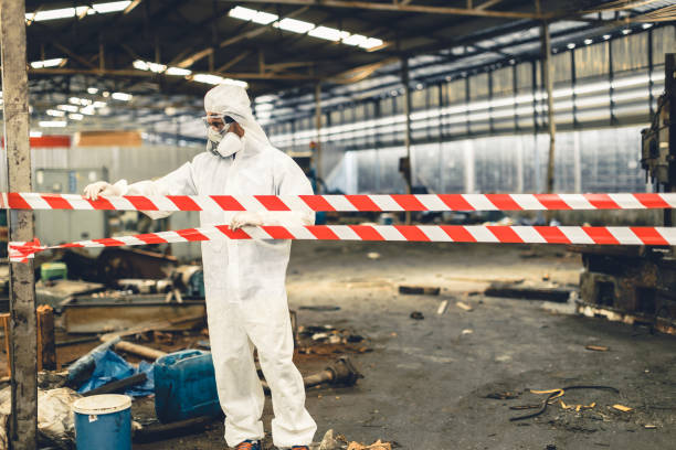 Professional Odor Removal technician working in Albany, MO